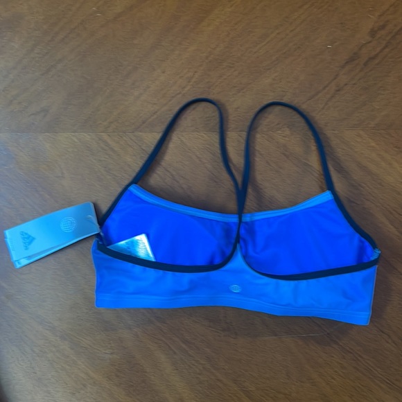 Adidas, Melbourne , UPF, 50+ bikini top blue rush M - Picture 2 of 3